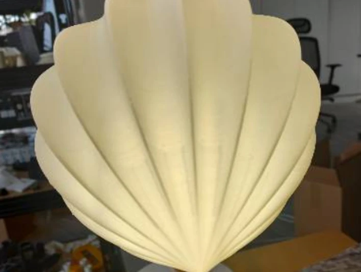 Radial ribs and a soft form