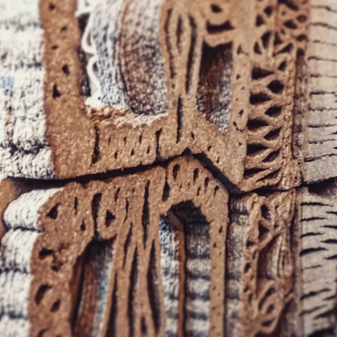 Architectural samples at an exhibition